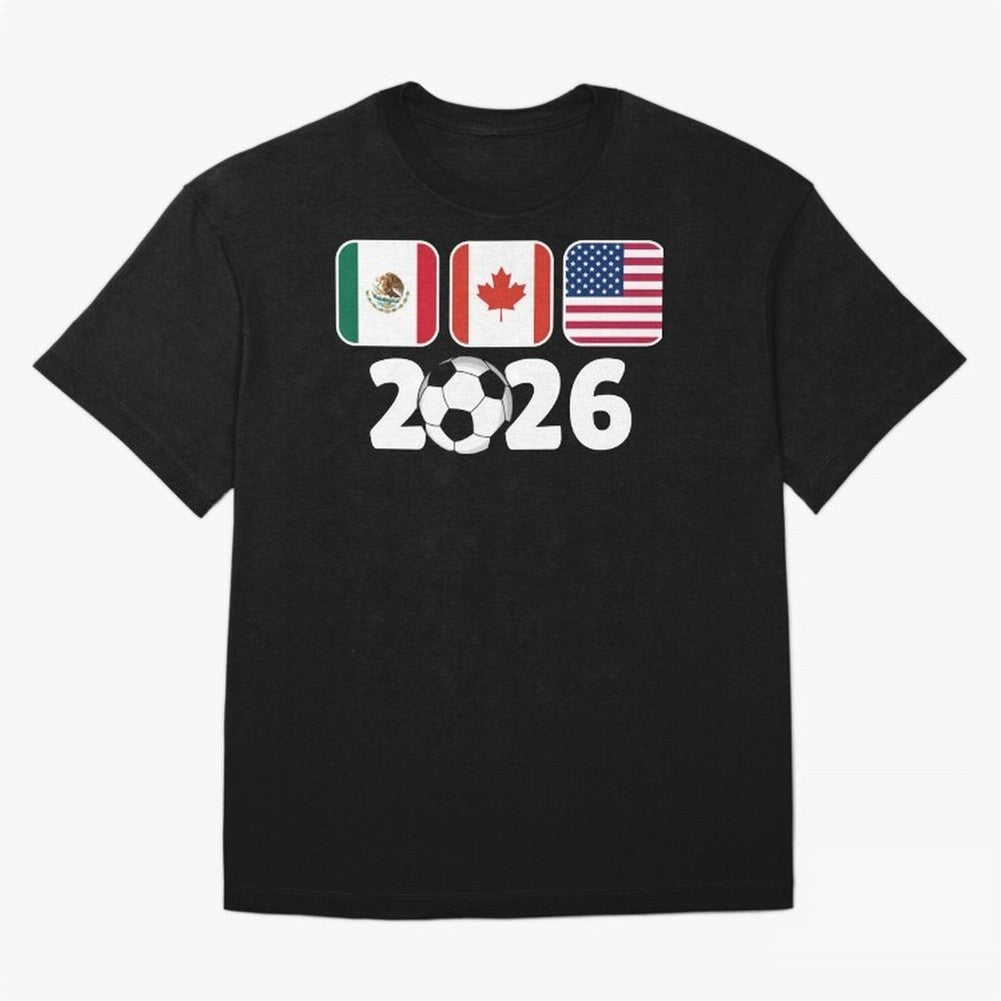 2026 World Cup North America Emblem Retro Classic T-Shirt Make Your Look Match the FIFA World Cup 2026 Group Stage Journey through Mbappe and Neymar Highlights, Argentina, France and Brazil Pride, Champion Mindset, Group Stage Buzz, Knockout