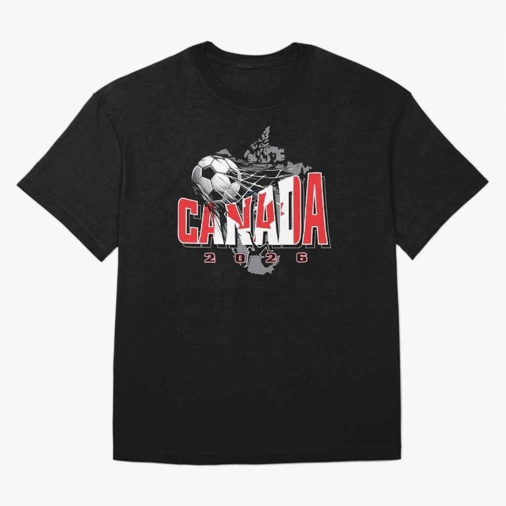 Canada Soccer Football World Fan Classic T-Shirt Join Global Football Passion for FIFA World Cup 2026 USA Canada Mexico, Filled with Mbappe and Neymar, Spain, Goal Celebration Energy, Supporter Heritage, Football Icons and Worldwide Tournament Joy;