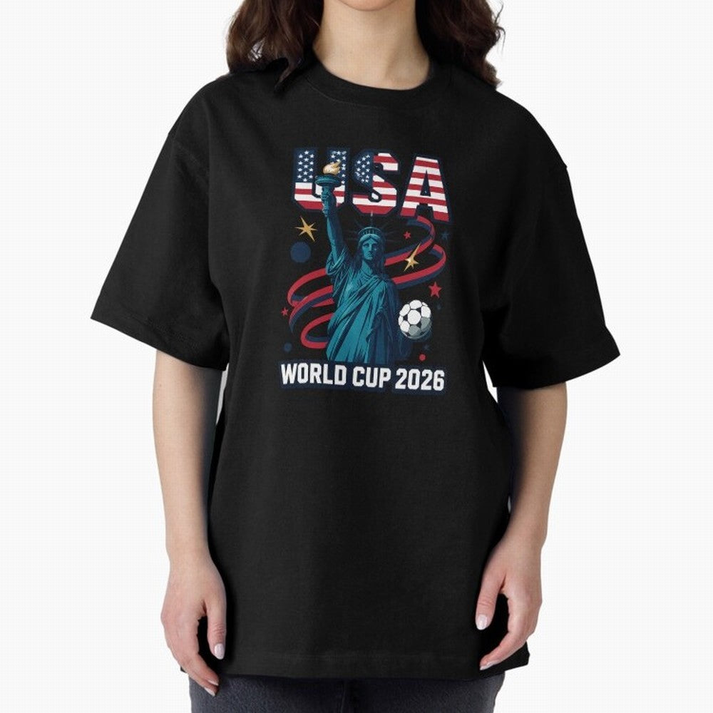 Official USA World Cup 2026 Merchandise Classic T-Shirt Bring Supporter Culture to FIFA World Cup 2026 Group Stage for Fans of CR7 and Messi and Argentina, France and Brazil, Bringing Tournament Hype, Historic Matchups, Family Viewing Parties and