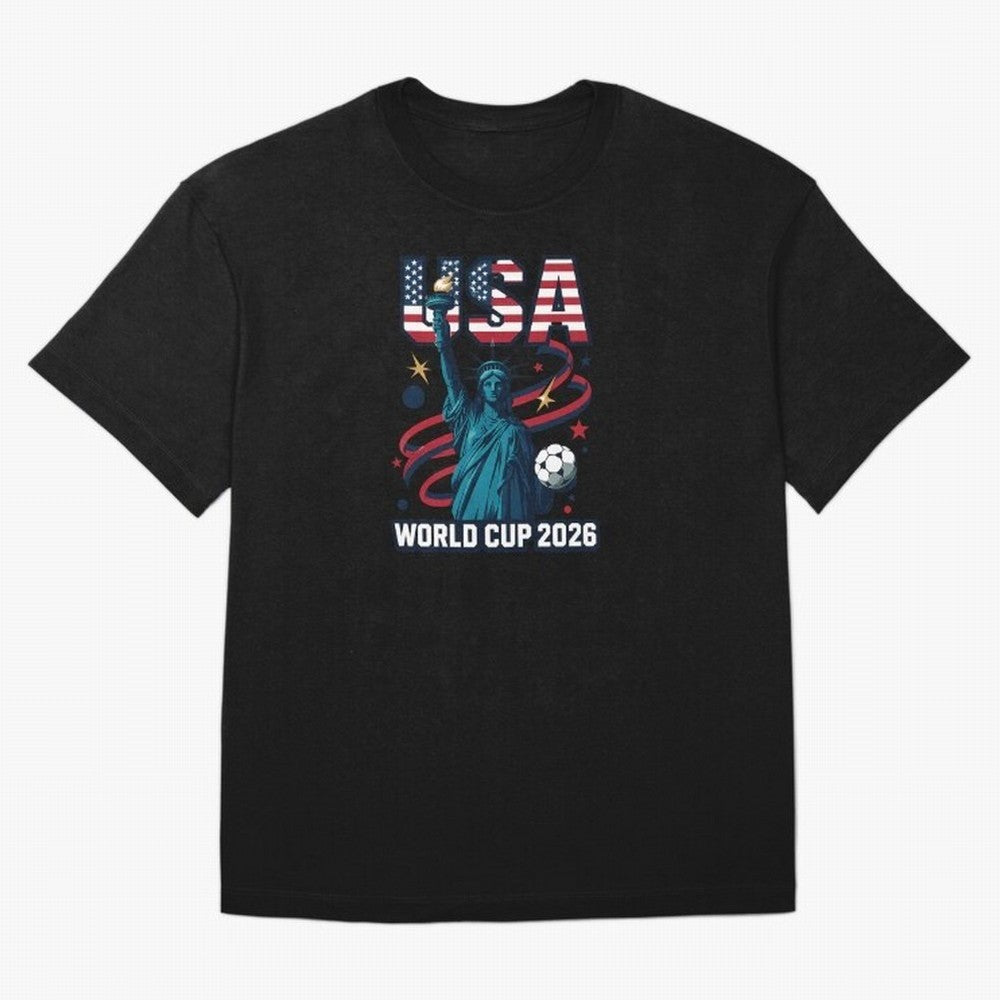 Official USA World Cup 2026 Merchandise Classic T-Shirt Bring Supporter Culture to FIFA World Cup 2026 Group Stage for Fans of CR7 and Messi and Argentina, France and Brazil, Bringing Tournament Hype, Historic Matchups, Family Viewing Parties and