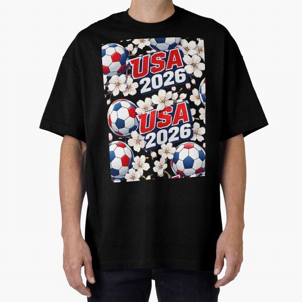 USA 2026 Soccer World Cup Pattern - Artistic Picasso Style Football Classic T-Shirt Show Championship Spirit for FIFA World Cup 2026 Featuring Messi and Cristiano Ronaldo, Netherlands Energy, Champion Mindset, Group Stage Buzz, Knockout Tension and