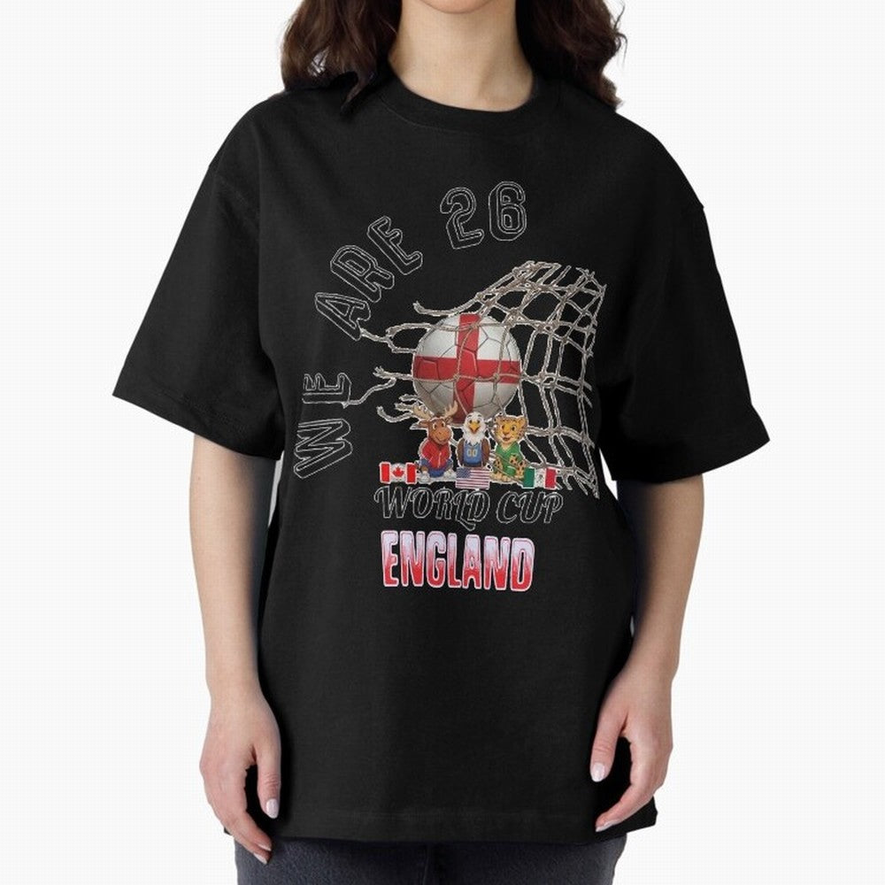World cup 26 - England Classic T-Shirt Support Match Day Hype around FIFA World Cup 2026 USA Canada Mexico, Neymar, Haaland and Cristiano Ronaldo, Brazil, Portugal and Argentina, Worldwide Fan Energy, Dramatic Goals, Stadium Lights and Championship