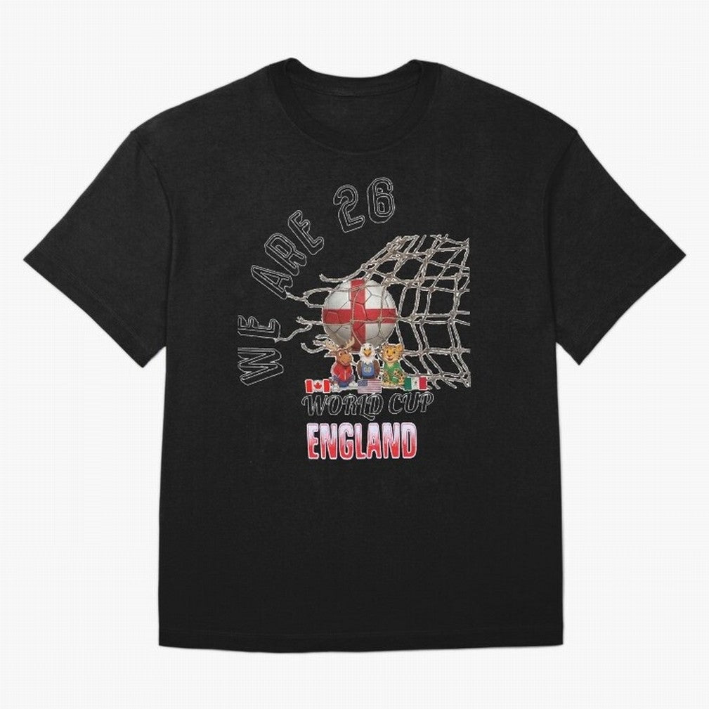World cup 26 - England Classic T-Shirt Support Match Day Hype around FIFA World Cup 2026 USA Canada Mexico, Neymar, Haaland and Cristiano Ronaldo, Brazil, Portugal and Argentina, Worldwide Fan Energy, Dramatic Goals, Stadium Lights and Championship
