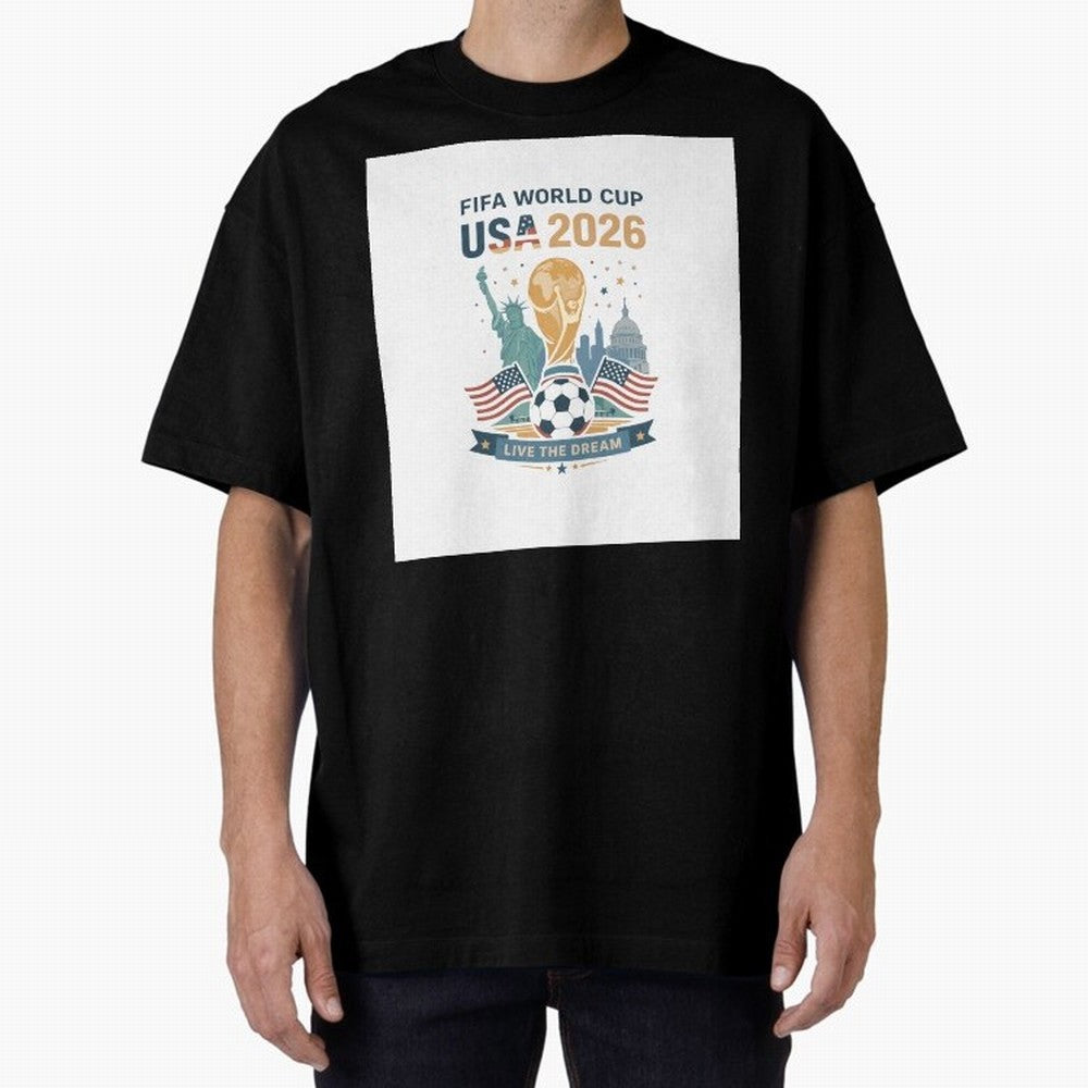Fifa World Cup USA 2026 Classic T-Shirt Turn Up for the FIFA World Cup 2026 USA Canada Mexico Journey through Messi, CR7 and Mbappe Highlights, Brazil Pride, Retro Football Energy, Iconic Rivalries, Trophy Chase Drama and Stadium Atmosphere; Made