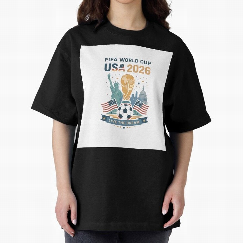 Fifa World Cup USA 2026 Classic T-Shirt Turn Up for the FIFA World Cup 2026 USA Canada Mexico Journey through Messi, CR7 and Mbappe Highlights, Brazil Pride, Retro Football Energy, Iconic Rivalries, Trophy Chase Drama and Stadium Atmosphere; Made
