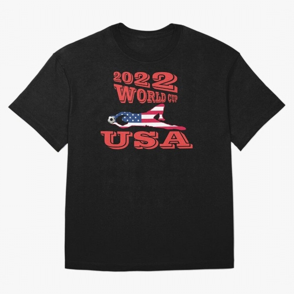 USA, Qatar World Cup 2022 Classic T-Shirt Bring FIFA World Cup 2026 Group Stage for Fans of Messi and Argentina, France and Brazil, Bringing Championship Spirit, Famous Goals, Roaring Crowds and International Football Unity; Ideal for Fans Who