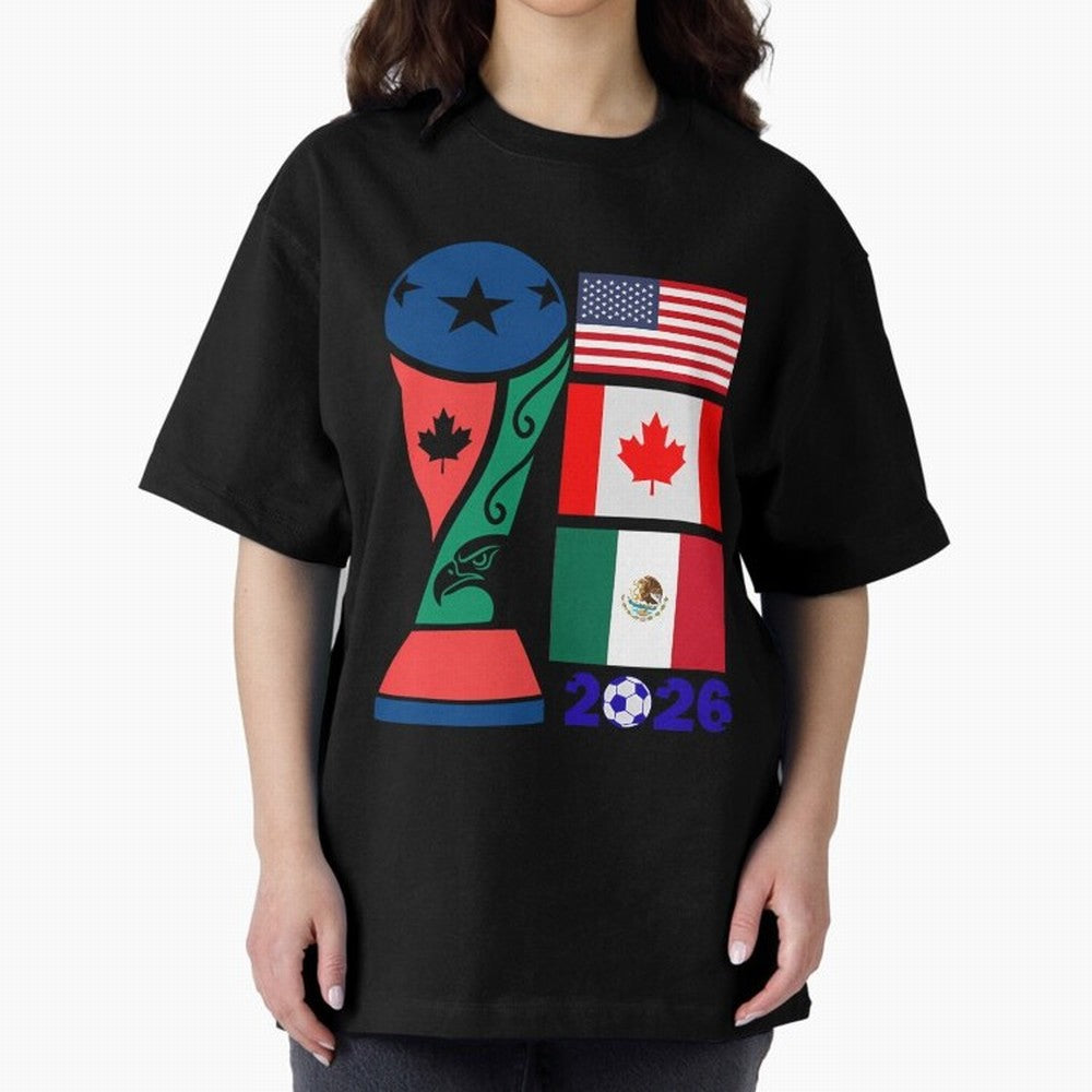 North America Football Unity 2026 Classic T-Shirt Bring Legendary Rivalry Energy to Match Day Hype around FIFA World Cup 2026 Group Stage, Messi, England and Germany, Retro Football Energy, Iconic Rivalries, Trophy Chase Drama and Stadium