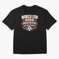 World Cup 2026 United We Play Vintage Soccer Football Fan Design Classic T-Shirt Capture FIFA World Cup 2026 USA Canada Mexico Highlighting Haaland and Mbappe, Portugal Energy, Supporter Pride, Iconic Celebrations, Legendary Names and Global Match