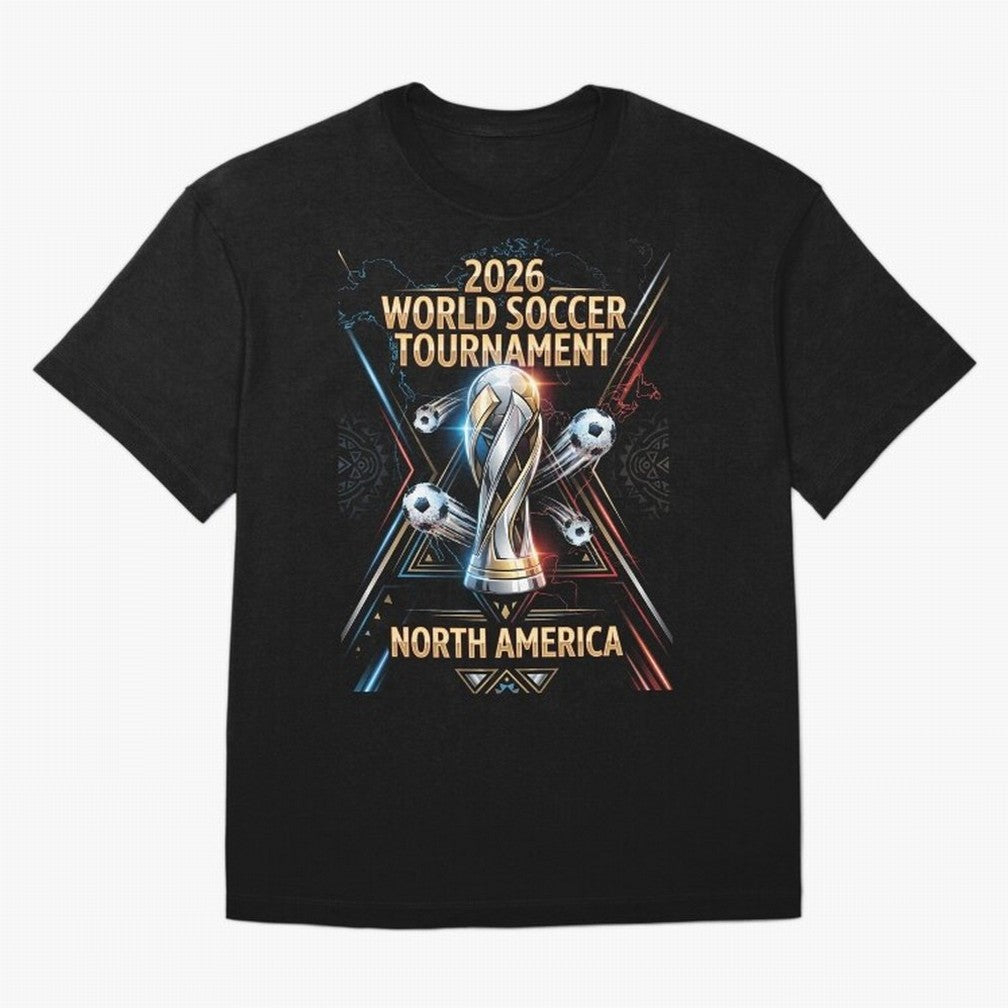 2026 FIFA Classic T-Shirt Support Your Favorite Stars during the FIFA World Cup 2026 USA Canada Mexico Journey through Messi, Neymar and Mbappe Highlights, Argentina, France and Brazil Pride, Vintage Soccer Flavor, Modern Football Stars, National