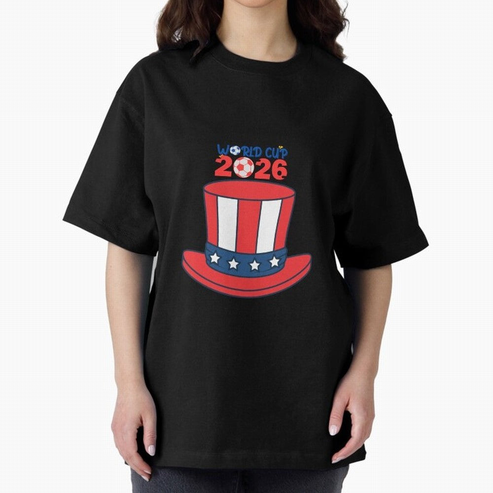 Patriotic Soccer Hat Design for FIFA World Cup 2026 Celebration Classic T-Shirt Back Your Heroes with FIFA World Cup 2026 for Fans of Cristiano Ronaldo, Haaland and CR7 and France, Bringing Stadium Memories, Football Loyalty, International Chants