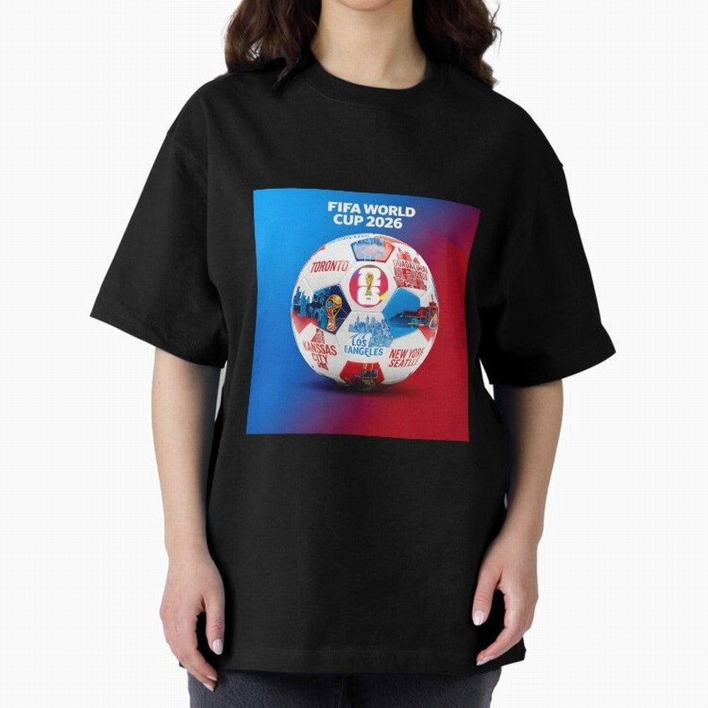 North America Football 2026 Classic T-Shirt Show Love for Legendary Goals in Global Football Passion for FIFA World Cup 2026 Group Stage, with Messi, Neymar and Mbappe, England, Fan Favorite Moments, National Team Passion, Big Match Drama and