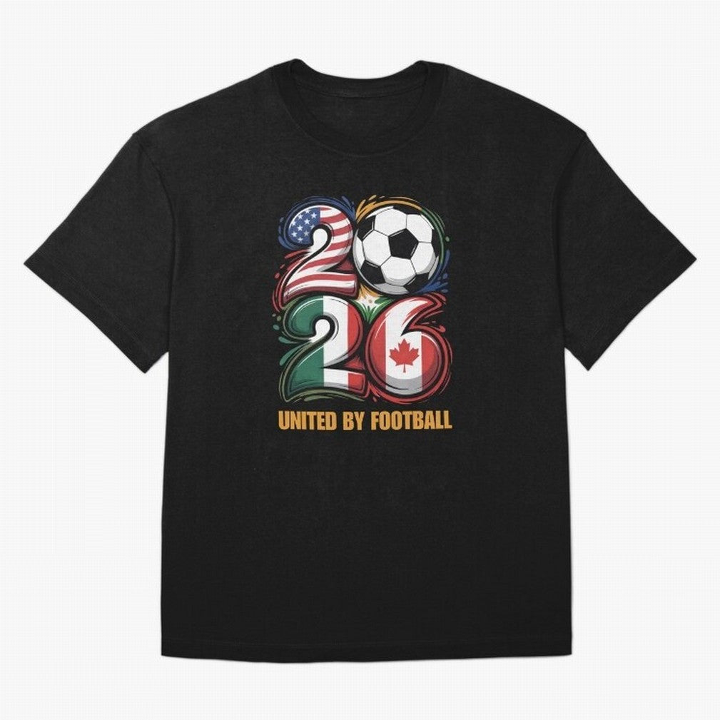 United by Football Soccer Fan Gear 2026 Classic T-Shirt Remember Iconic Moments from FIFA World Cup 2026 Group Stage Spirit, Driven by Portugal, Messi, CR7 and Mbappe, Stadium Memories, Football Loyalty, International Chants and Championship