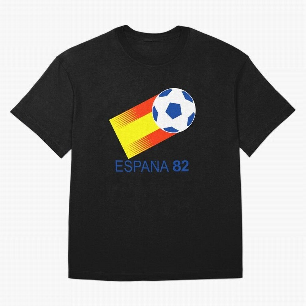 Spain Espana 82 World Cup Soccer 80s Classic T-Shirt Make Every Match About Global Football Passion for FIFA World Cup 2026, Highlighting Messi, Brazil, Portugal and Argentina, Football History, Final Match Energy, Crowd Noise and Once in a