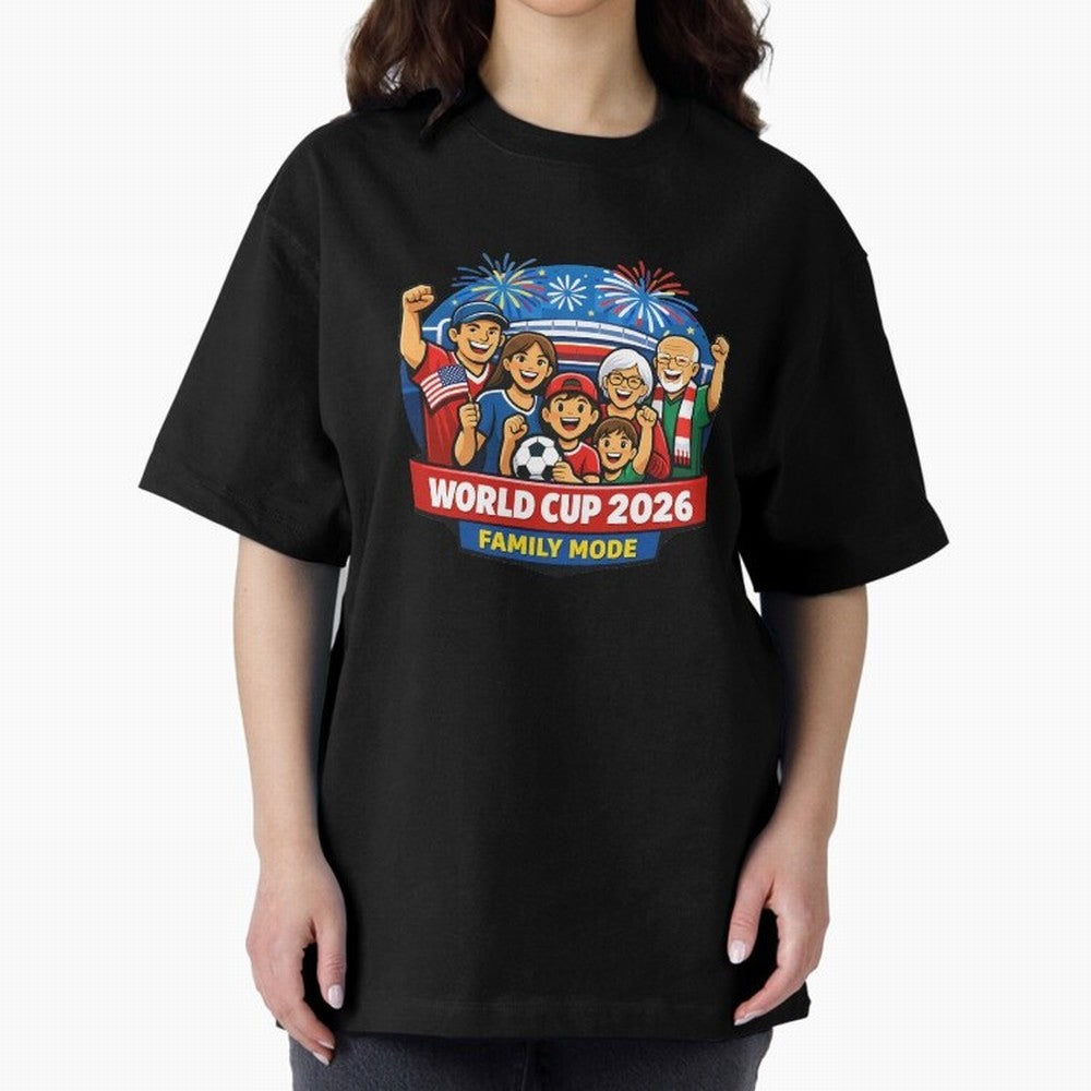 World Cup 2026 Family Mode ¨C Football Fans Celebration Design Classic T-Shirt Spotlight the FIFA World Cup 2026 USA Canada Mexico Journey through Mbappe Highlights, Argentina Pride, Game Day Rituals, Football Legends, Country Pride and the Road to