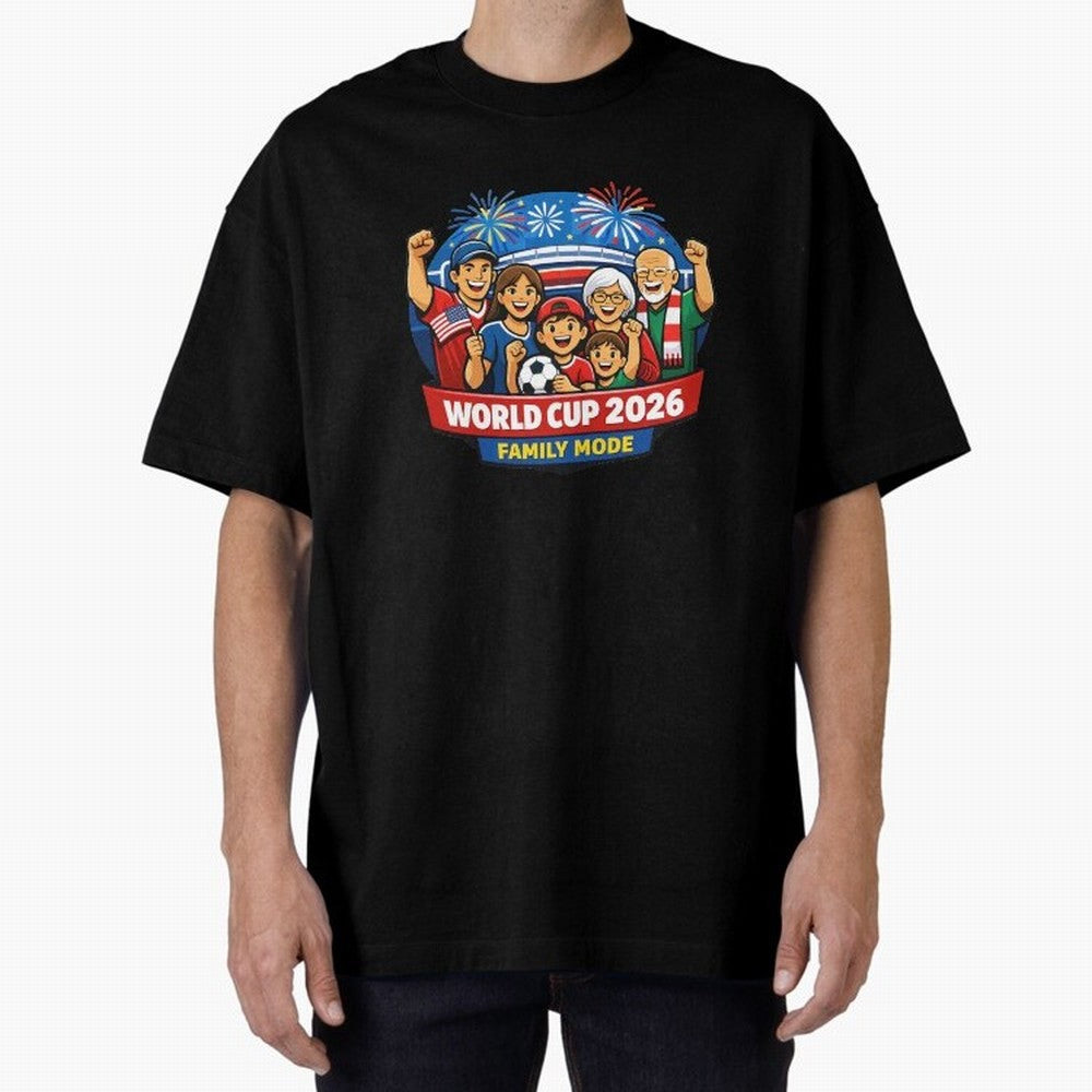 World Cup 2026 Family Mode ¨C Football Fans Celebration Design Classic T-Shirt Spotlight the FIFA World Cup 2026 USA Canada Mexico Journey through Mbappe Highlights, Argentina Pride, Game Day Rituals, Football Legends, Country Pride and the Road to