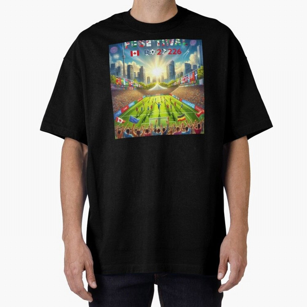 TORONTO SOCCER FESTIVAL 2026 Classic T-Shirt Experience FIFA World Cup 2026 Group Stage Spirit, Made for Argentina and Brazil, Cristiano Ronaldo, Soccer Culture, Superstar Moments, National Team Dreams and Competitive Fire; Great for Supporters Who