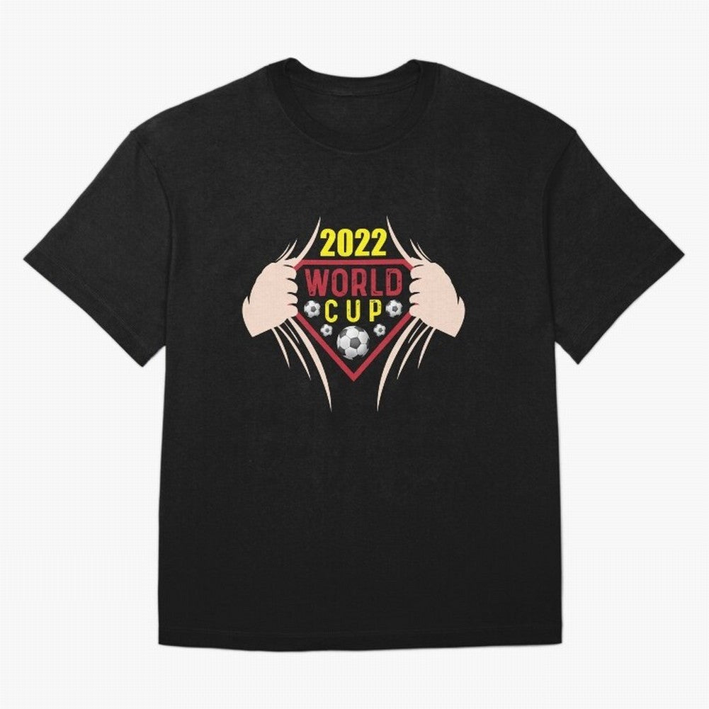 World Cup Qatar 2022 T-shirt Classic T-Shirt Live the Energy of Global Football Passion for FIFA World Cup 2026 Group Stage, with Mbappe and Neymar, Argentina, Fan Favorite Moments, National Team Passion, Big Match Drama and Soccer History; Perfect