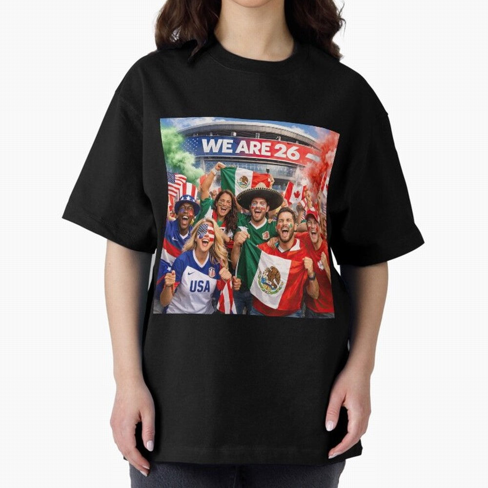 2026 FIFA World Cup Celebration Classic T-Shirt Show Up for the Glory of FIFA World Cup 2026 USA Canada Mexico Connected to Messi, Neymar and Mbappe, Spain and Netherlands Energy, Classic Soccer Heritage, Championship Pressure, Fan Loyalty and