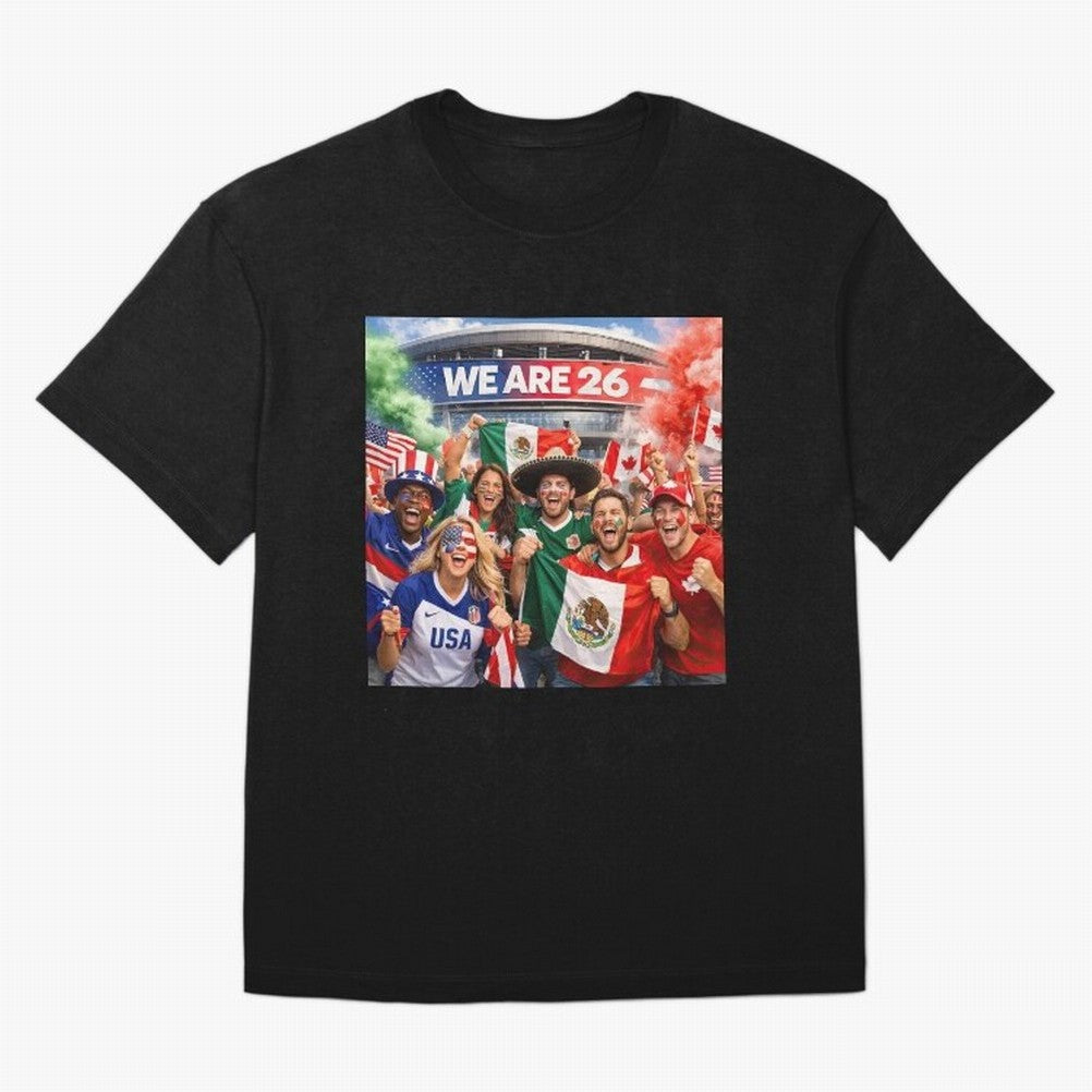 2026 FIFA World Cup Celebration Classic T-Shirt Show Up for the Glory of FIFA World Cup 2026 USA Canada Mexico Connected to Messi, Neymar and Mbappe, Spain and Netherlands Energy, Classic Soccer Heritage, Championship Pressure, Fan Loyalty and