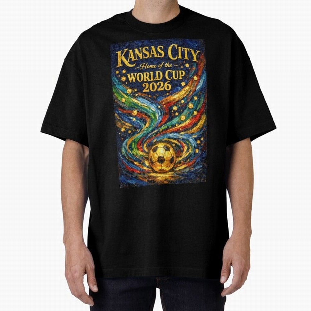 Kansas City Home of the World Cup 2026 Soccer Fan ¡ª Moody Jewel Art Print Classic T-Shirt Join the Countdown to FIFA World Cup 2026 Group Stage Featuring Messi, Argentina and Brazil Energy, Supporter Pride, Iconic Celebrations, Legendary Names and