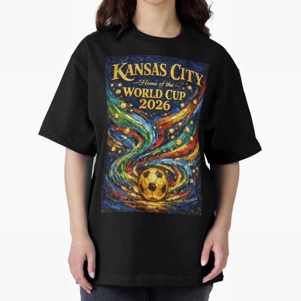 Kansas City Home of the World Cup 2026 Soccer Fan ¡ª Moody Jewel Art Print Classic T-Shirt Join the Countdown to FIFA World Cup 2026 Group Stage Featuring Messi, Argentina and Brazil Energy, Supporter Pride, Iconic Celebrations, Legendary Names and