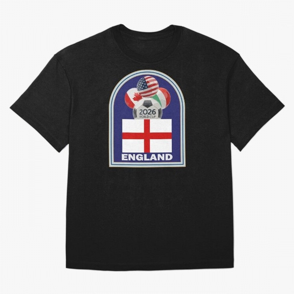 England 2026 Soccer T-shirt Classic T-Shirt Turn Every Weekend Toward the FIFA World Cup 2026 Group Stage Journey through CR7 and Messi Highlights, England, France and Netherlands Pride, Match Day Excitement, Supporter Culture, Golden Goals and