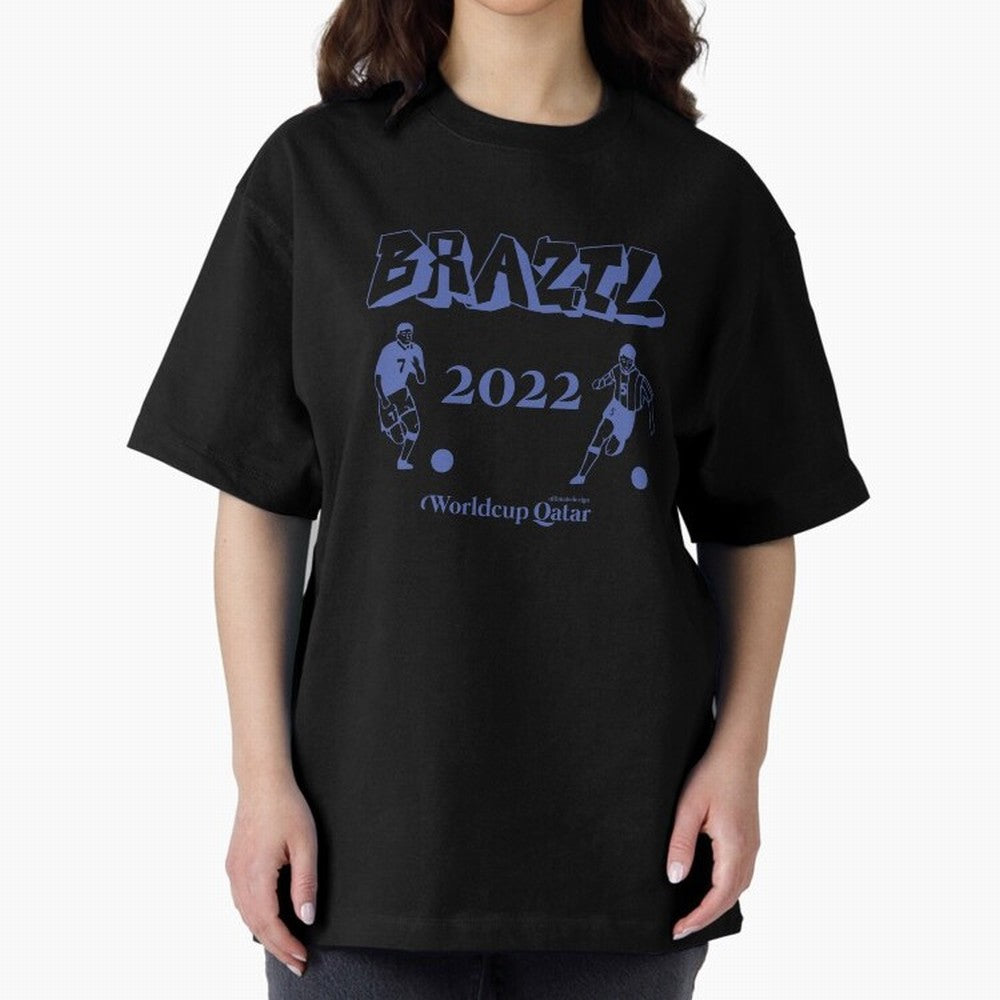 BRAZIL IN QATAR WORLDCUP 2022 Classic T-Shirt Stand with the FIFA World Cup 2026 Group Stage Journey through Haaland and Mbappe Highlights, Portugal Pride, Stadium Chants, National Pride, Trophy Dreams and Unforgettable Football Memories; Great for