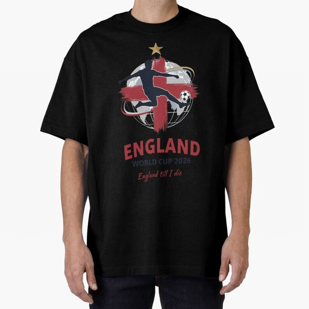 England - World Cup 2026 Fan Art Classic T-Shirt Share the FIFA World Cup 2026 Group Stage Journey through Mbappe and Neymar Highlights, France and Portugal Pride, Sports Nostalgia, International Competition, Famous Players and Unforgettable