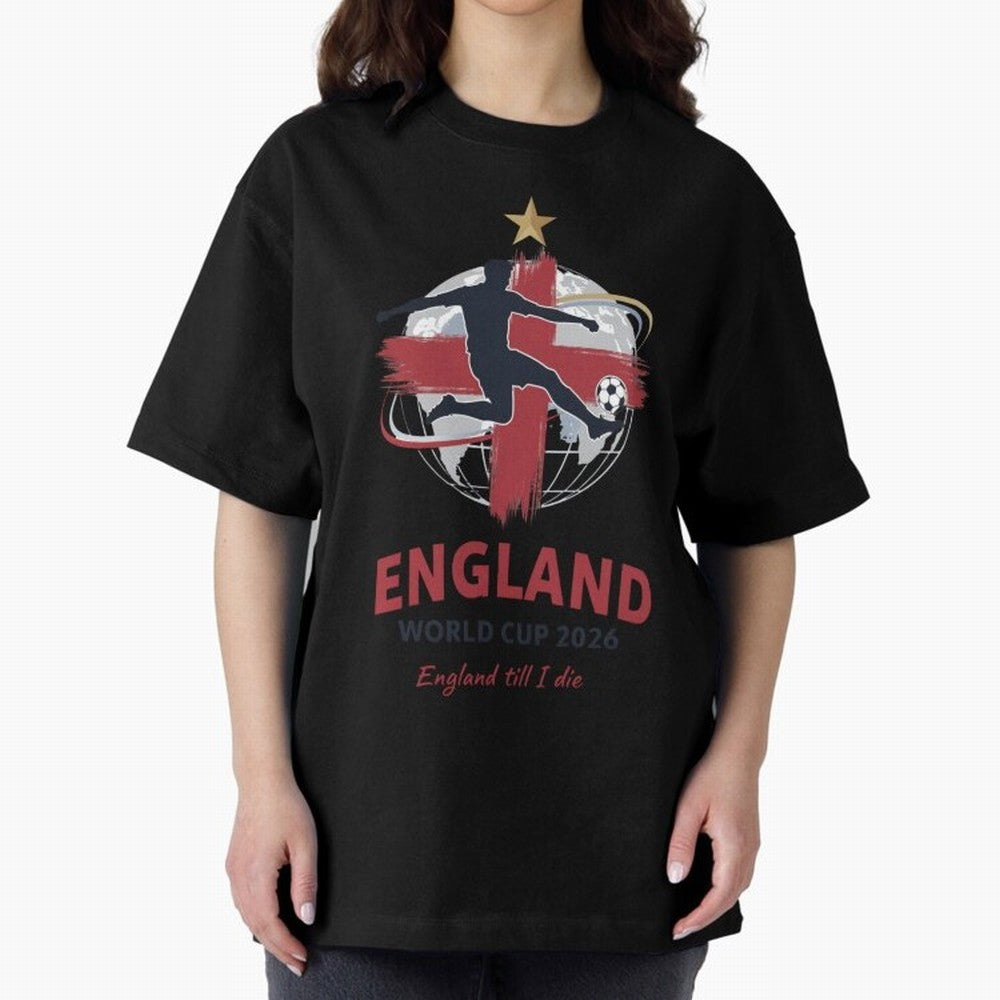 England - World Cup 2026 Fan Art Classic T-Shirt Share the FIFA World Cup 2026 Group Stage Journey through Mbappe and Neymar Highlights, France and Portugal Pride, Sports Nostalgia, International Competition, Famous Players and Unforgettable