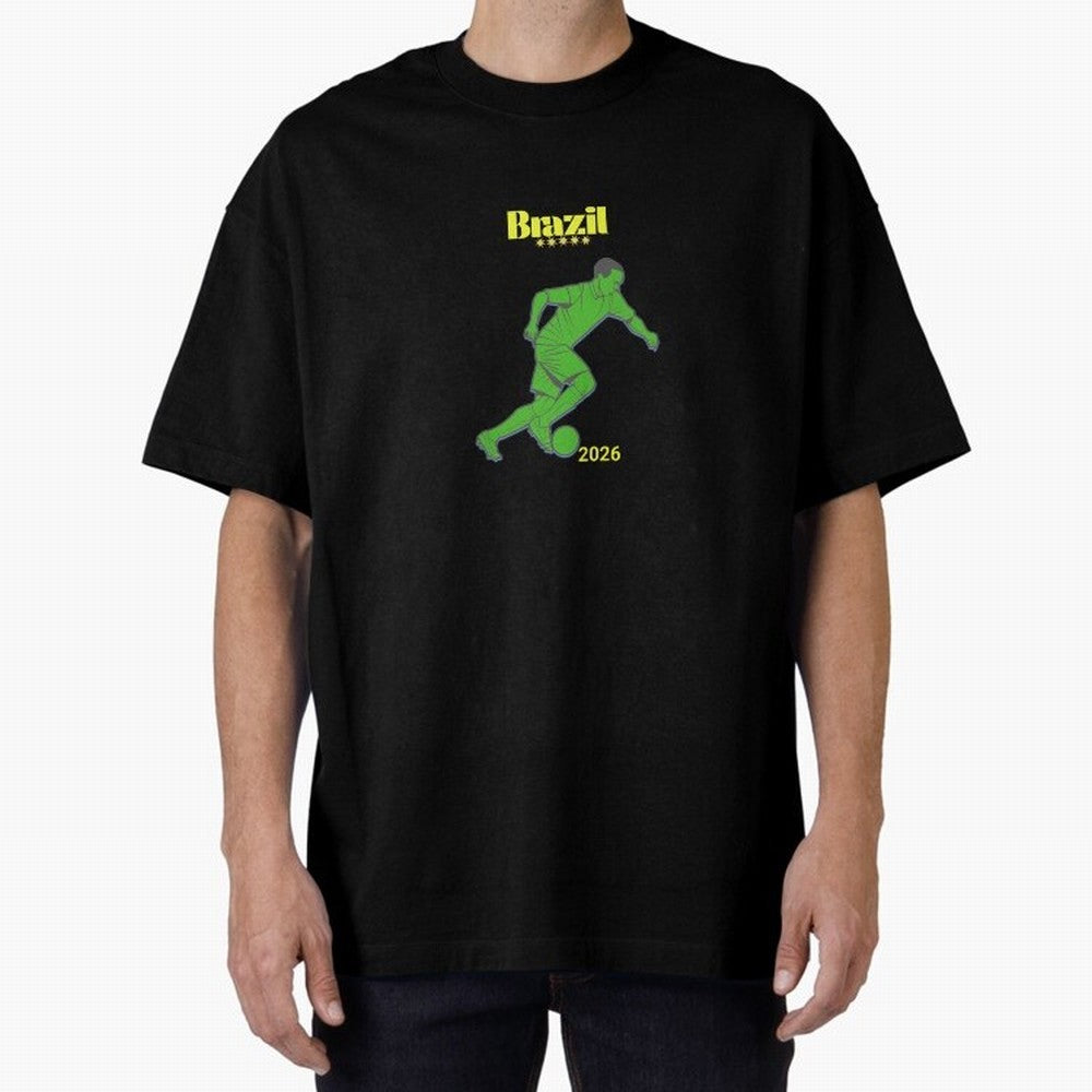 Brazil Soccer Classic T-Shirt Make Memories around FIFA World Cup 2026 USA Canada Mexico for Fans of CR7 and Messi and Argentina and Brazil, Bringing Football History, Final Match Energy, Crowd Noise and Once in a Lifetime Moments; Great for