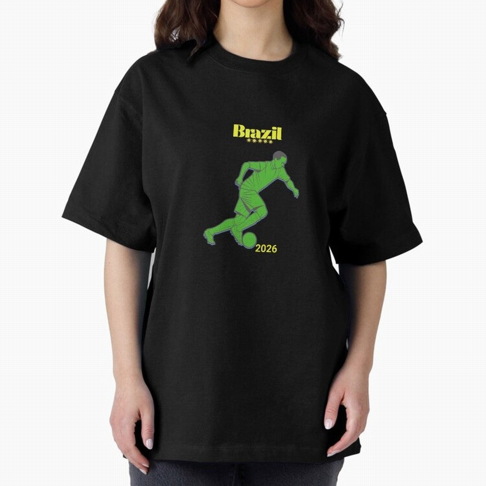Brazil Soccer Classic T-Shirt Make Memories around FIFA World Cup 2026 USA Canada Mexico for Fans of CR7 and Messi and Argentina and Brazil, Bringing Football History, Final Match Energy, Crowd Noise and Once in a Lifetime Moments; Great for