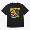 Australia World Cup 2026 Soccer Kangaroo Fan Design Classic T-Shirt Relive Legendary Nights from FIFA World Cup 2026 Group Stage Spirit, Centered on Brazil, Portugal and Argentina, Messi and Cristiano Ronaldo, Championship Spirit, Famous Goals,