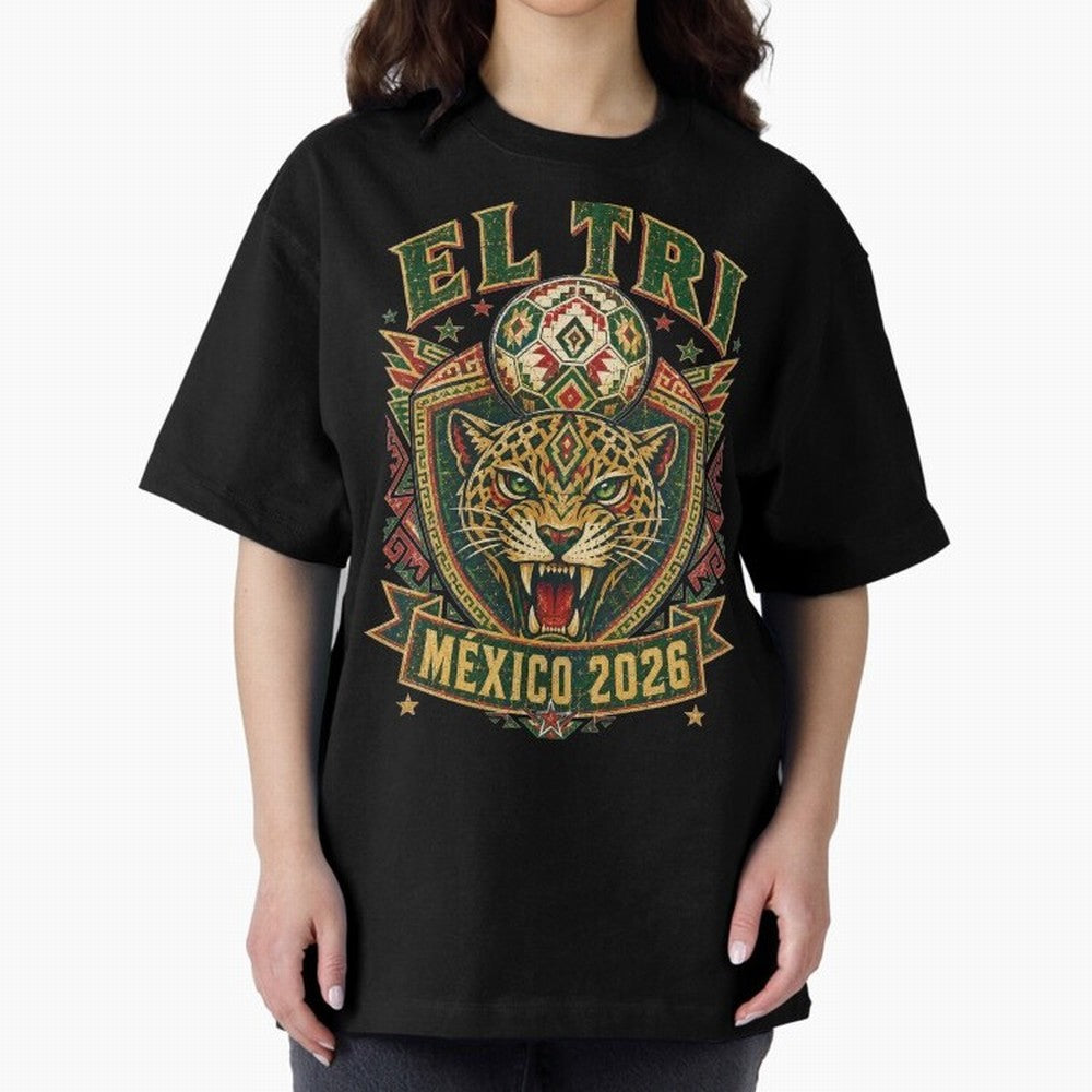 El Tri M¨¦xico 2026 World Cup Soccer T-Shirt Classic T-Shirt Show Love for Legendary Goals in the FIFA World Cup 2026 Group Stage Journey through Messi Highlights, Portugal, Spain and Germany Pride, Soccer Culture, Superstar Moments, National Team