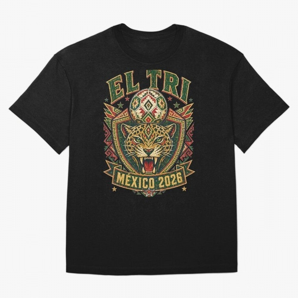 El Tri M¨¦xico 2026 World Cup Soccer T-Shirt Classic T-Shirt Show Love for Legendary Goals in the FIFA World Cup 2026 Group Stage Journey through Messi Highlights, Portugal, Spain and Germany Pride, Soccer Culture, Superstar Moments, National Team