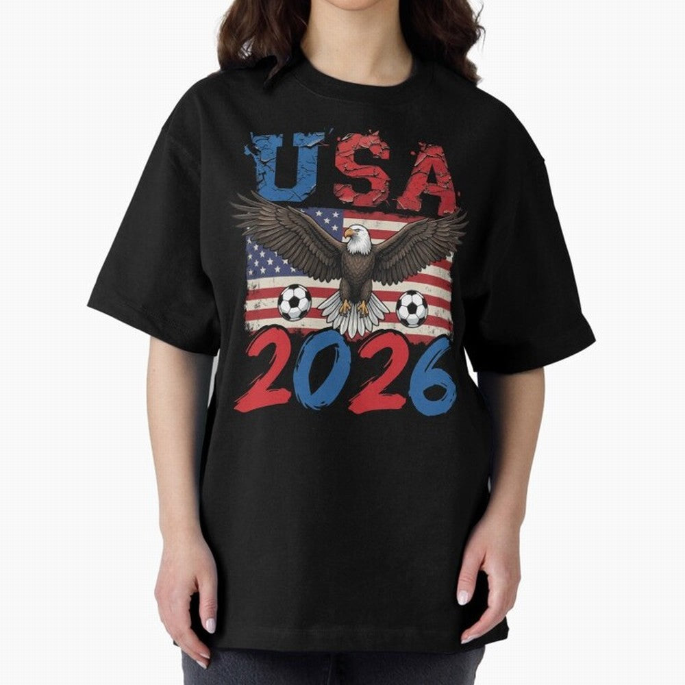 USA world cup 2026 soccer fan Classic T-Shirt Celebrate Soccer Greatness during FIFA World Cup 2026 USA Canada Mexico for Fans of Mbappe and England, France and Netherlands, Bringing Goal Celebration Energy, Supporter Heritage, Football Icons and