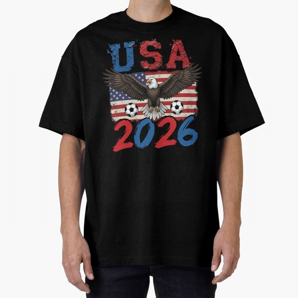 USA world cup 2026 soccer fan Classic T-Shirt Celebrate Soccer Greatness during FIFA World Cup 2026 USA Canada Mexico for Fans of Mbappe and England, France and Netherlands, Bringing Goal Celebration Energy, Supporter Heritage, Football Icons and