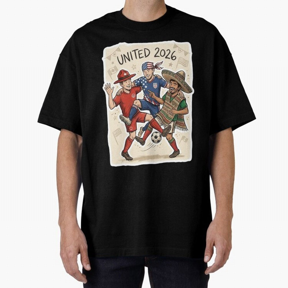 USA Canada Mexico Football Fans Classic T-Shirt Celebrate Football Heritage in Global Football Passion for FIFA World Cup 2026 USA Canada Mexico, Capturing Mbappe, Brazil, Portugal and Argentina, Stadium Memories, Football Loyalty, International