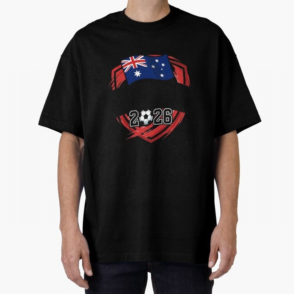 AUSTRALIA World Cup 2026 Poster ¨C AUSTRALIA Football Classic T-Shirt Bring Match Day Fire to the FIFA World Cup 2026 USA Canada Mexico Journey through Cristiano Ronaldo Highlights, Portugal, Spain and Germany Pride, Match Day Excitement, Supporter