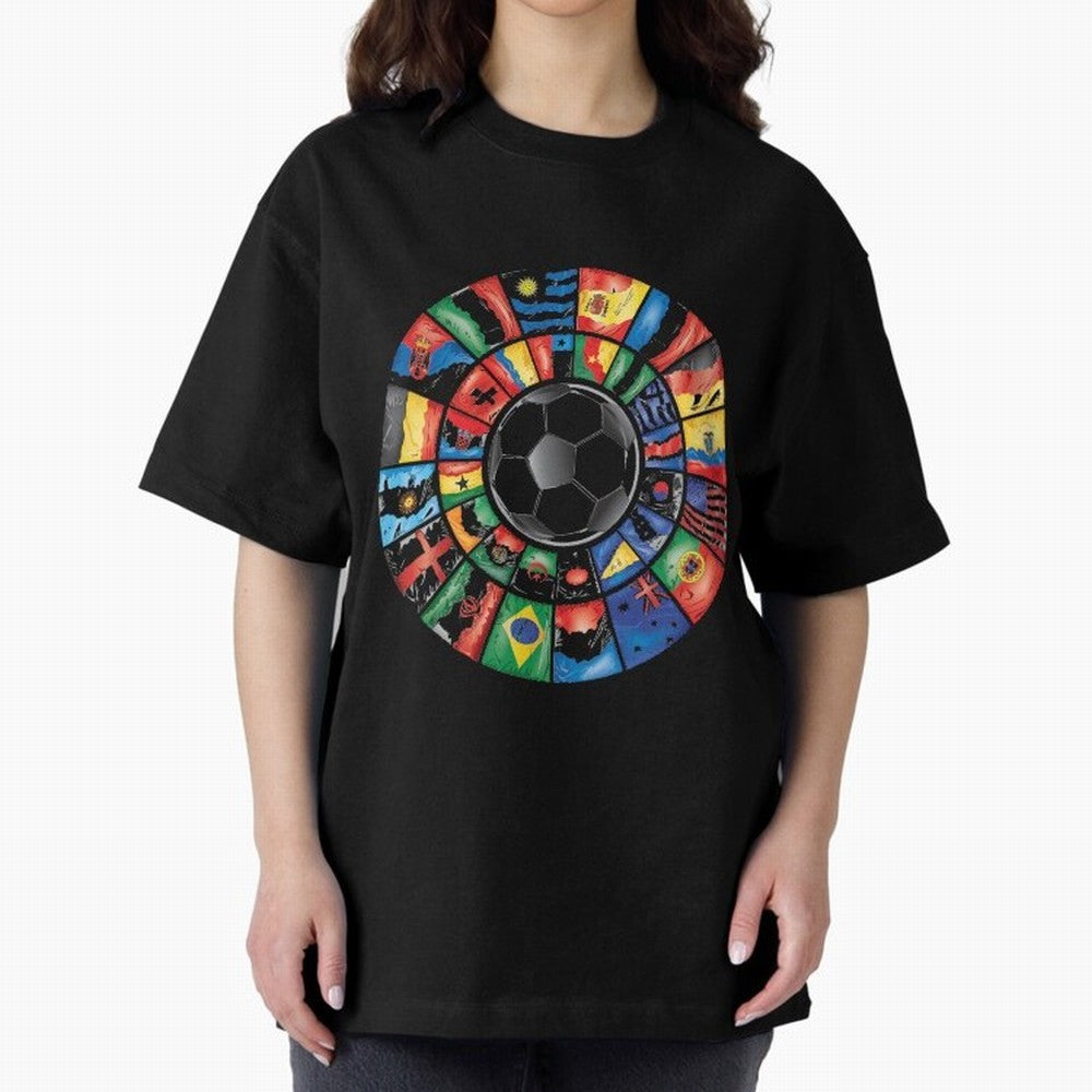 Football World cup Qatar Classic T-Shirt Bring a Vintage Feel to FIFA World Cup 2026 Group Stage Centered on Mbappe, Spain Energy, Sports Nostalgia, International Competition, Famous Players and Unforgettable Victories; Great for Watch Parties,