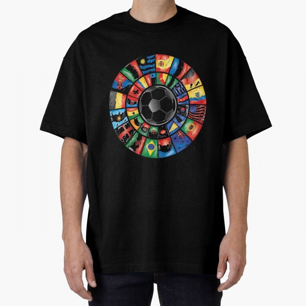 Football World cup Qatar Classic T-Shirt Bring a Vintage Feel to FIFA World Cup 2026 Group Stage Centered on Mbappe, Spain Energy, Sports Nostalgia, International Competition, Famous Players and Unforgettable Victories; Great for Watch Parties,