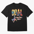 Goal World Soccer Championship 2026 Classic T-Shirt Bring a Vintage Feel to Global Football Passion for FIFA World Cup 2026 Group Stage, Driven by Mbappe and Neymar, Argentina and Brazil, Championship Spirit, Famous Goals, Roaring Crowds and