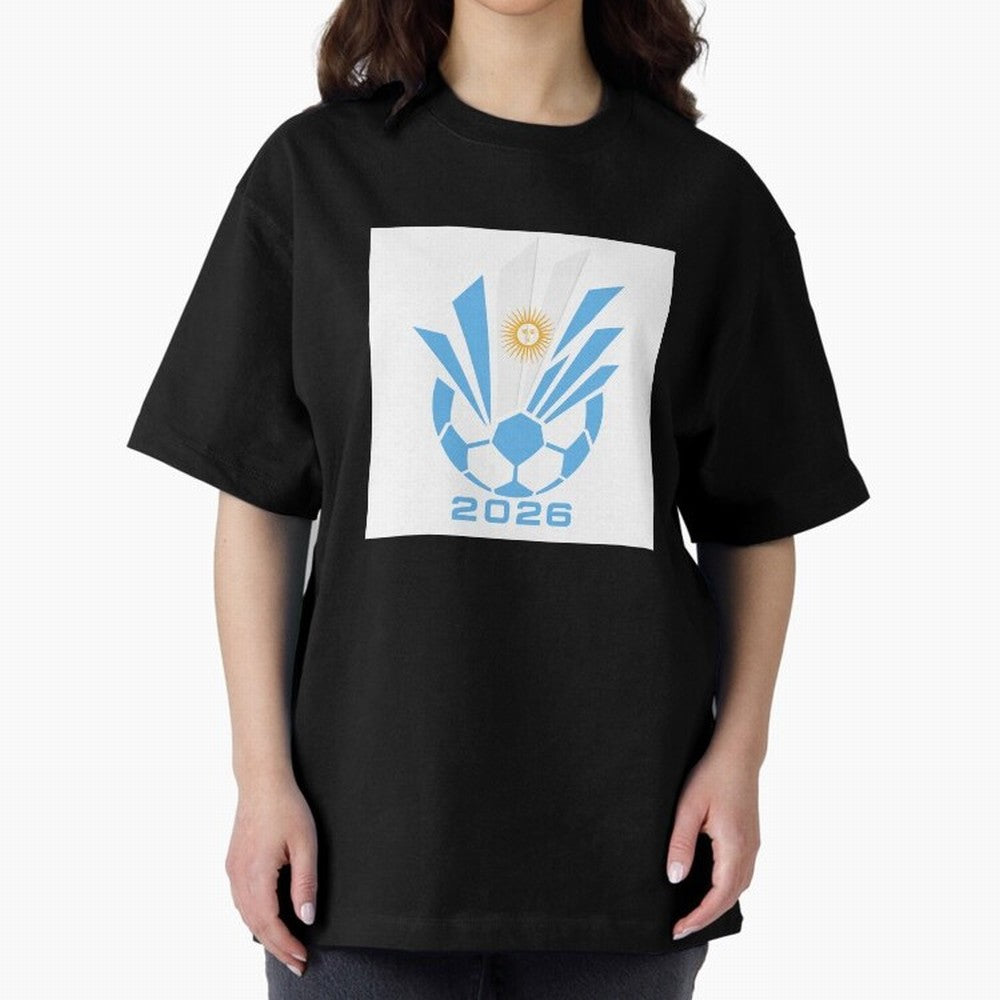 Argentina Soccer 2026 Sun Burst Emblem Classic T-Shirt Honor the Football Icons of Global Football Passion for FIFA World Cup 2026 USA Canada Mexico, Connected to Cristiano Ronaldo, Netherlands, Supporter Pride, Iconic Celebrations, Legendary Names