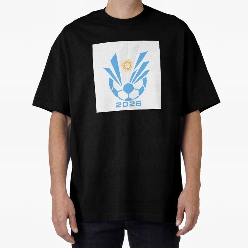 Argentina Soccer 2026 Sun Burst Emblem Classic T-Shirt Honor the Football Icons of Global Football Passion for FIFA World Cup 2026 USA Canada Mexico, Connected to Cristiano Ronaldo, Netherlands, Supporter Pride, Iconic Celebrations, Legendary Names