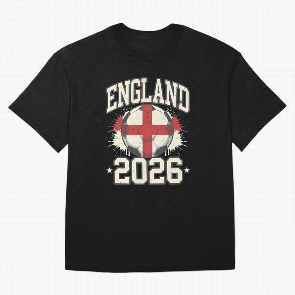 England 2026 World Cup for Football Fans and Teams Classic T-Shirt Show Passion for the Stars of FIFA World Cup 2026 USA Canada Mexico Spirit, Inspired by Spain and Netherlands, Messi, CR7 and Mbappe, Global Supporter Spirit, Legendary Goals,