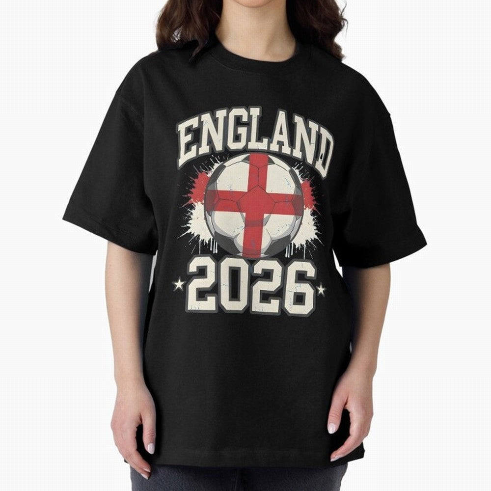 England 2026 World Cup for Football Fans and Teams Classic T-Shirt Show Passion for the Stars of FIFA World Cup 2026 USA Canada Mexico Spirit, Inspired by Spain and Netherlands, Messi, CR7 and Mbappe, Global Supporter Spirit, Legendary Goals,