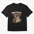 World Cup 2026 Funny Cat Soccer Retro Shirt Classic T-Shirt Turn Up for Global Football Passion for FIFA World Cup 2026 Group Stage, Built around Messi, Neymar and Mbappe, Brazil, Portugal and Argentina, Stadium Memories, Football Loyalty,