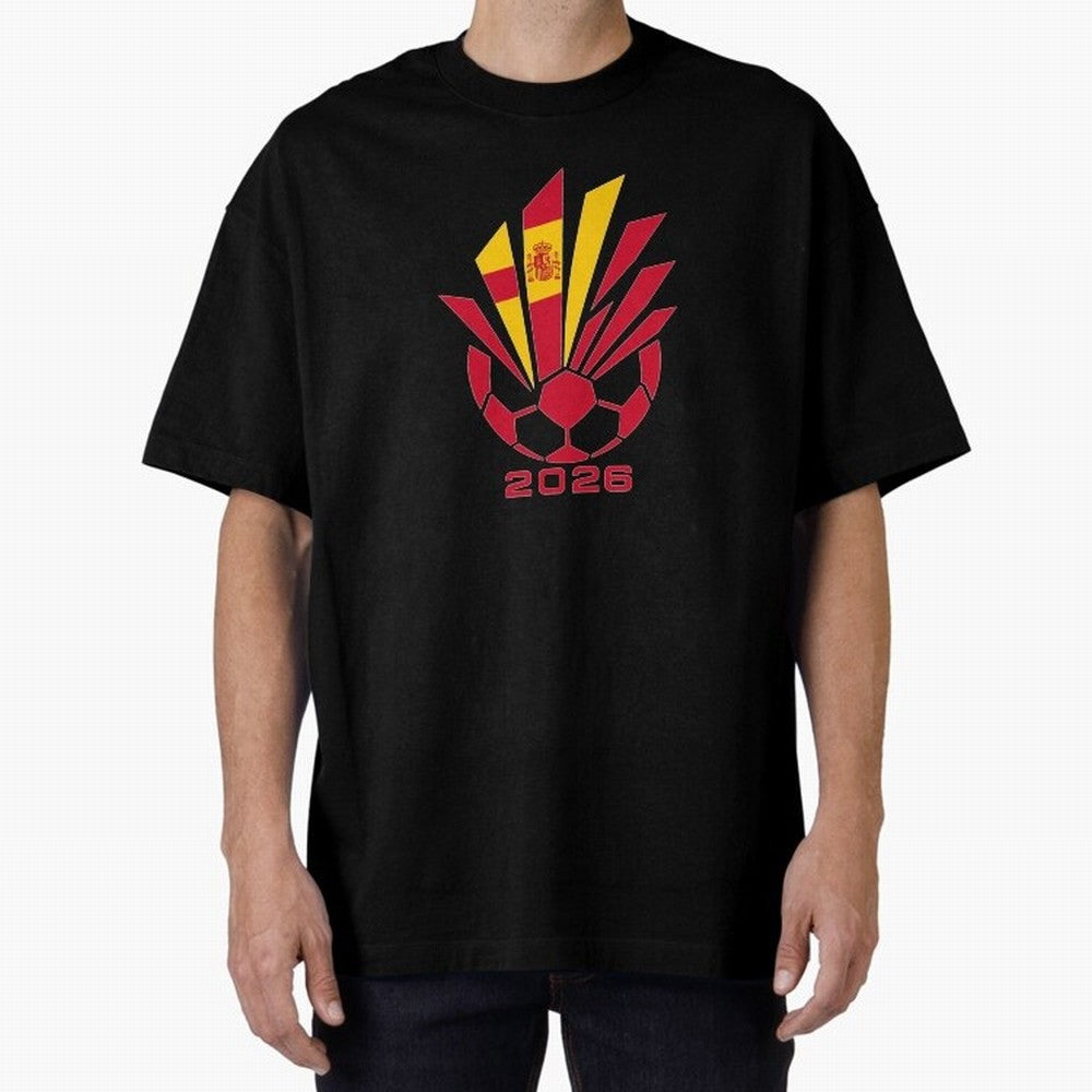 Spain Soccer 2026 Flag Burst Emblem Classic T-Shirt Share the Excitement of FIFA World Cup 2026 for Fans of Messi and England and Germany, Bringing Football Festival Excitement, Trophy Ambitions, Country Rivalries and Star Player Buzz; Ideal for