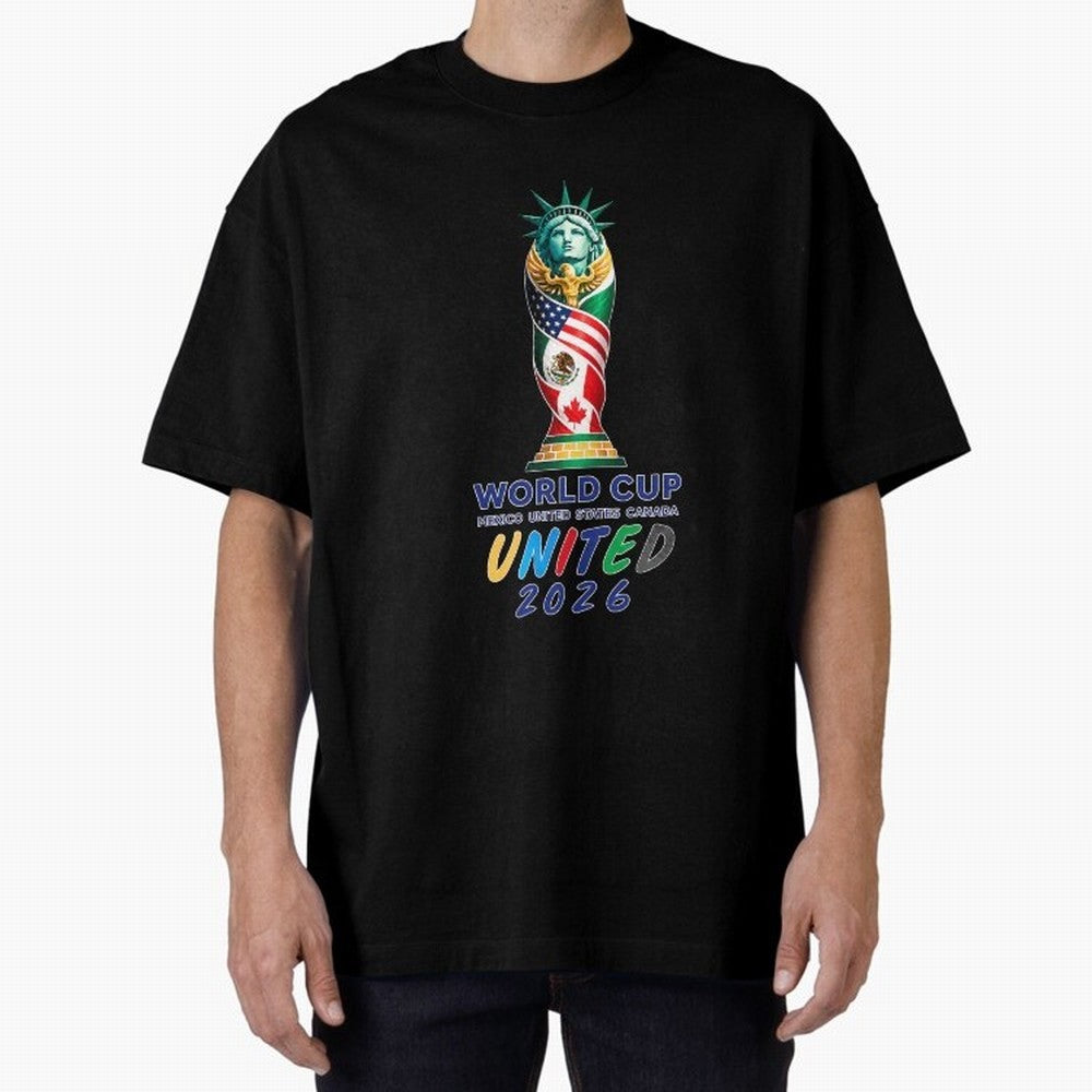 World Cup United 2026 Mexico USA Canada Soccer Design Classic T-Shirt Celebrate the Stars of Global Football Passion for FIFA World Cup 2026, Filled with Neymar, Haaland and Cristiano Ronaldo, England and Germany, Champion Mindset, Group Stage