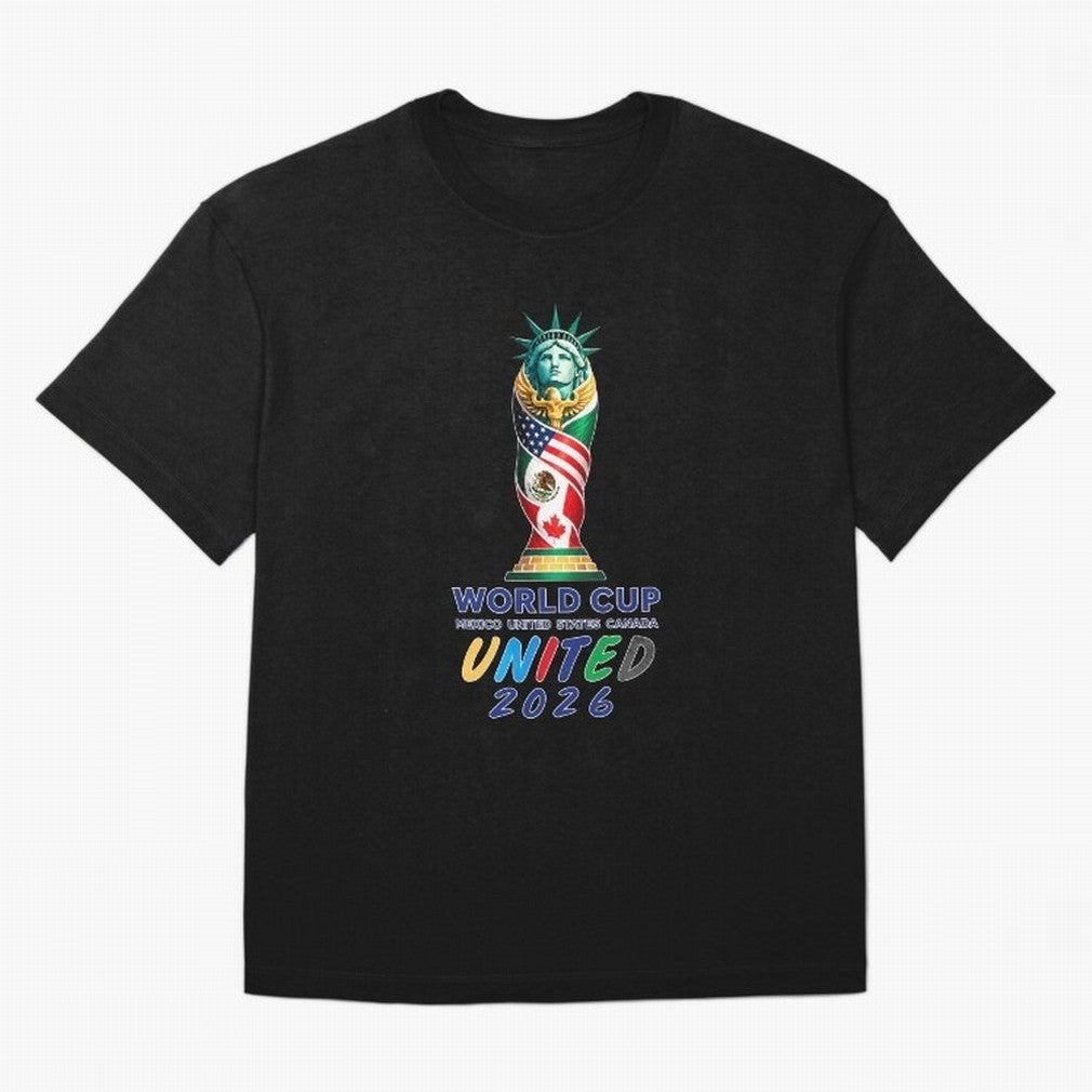 World Cup United 2026 Mexico USA Canada Soccer Design Classic T-Shirt Celebrate the Stars of Global Football Passion for FIFA World Cup 2026, Filled with Neymar, Haaland and Cristiano Ronaldo, England and Germany, Champion Mindset, Group Stage