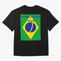 WORLD CUP BRAZIL - KEEP CALM AND SUPPORT BRAZIL - WORLD CUP BRAZIL Classic T-Shirt Build Global Football Passion for FIFA World Cup 2026 Group Stage, with Messi, Neymar and Mbappe, France and Portugal, Football History, Final Match Energy, Crowd